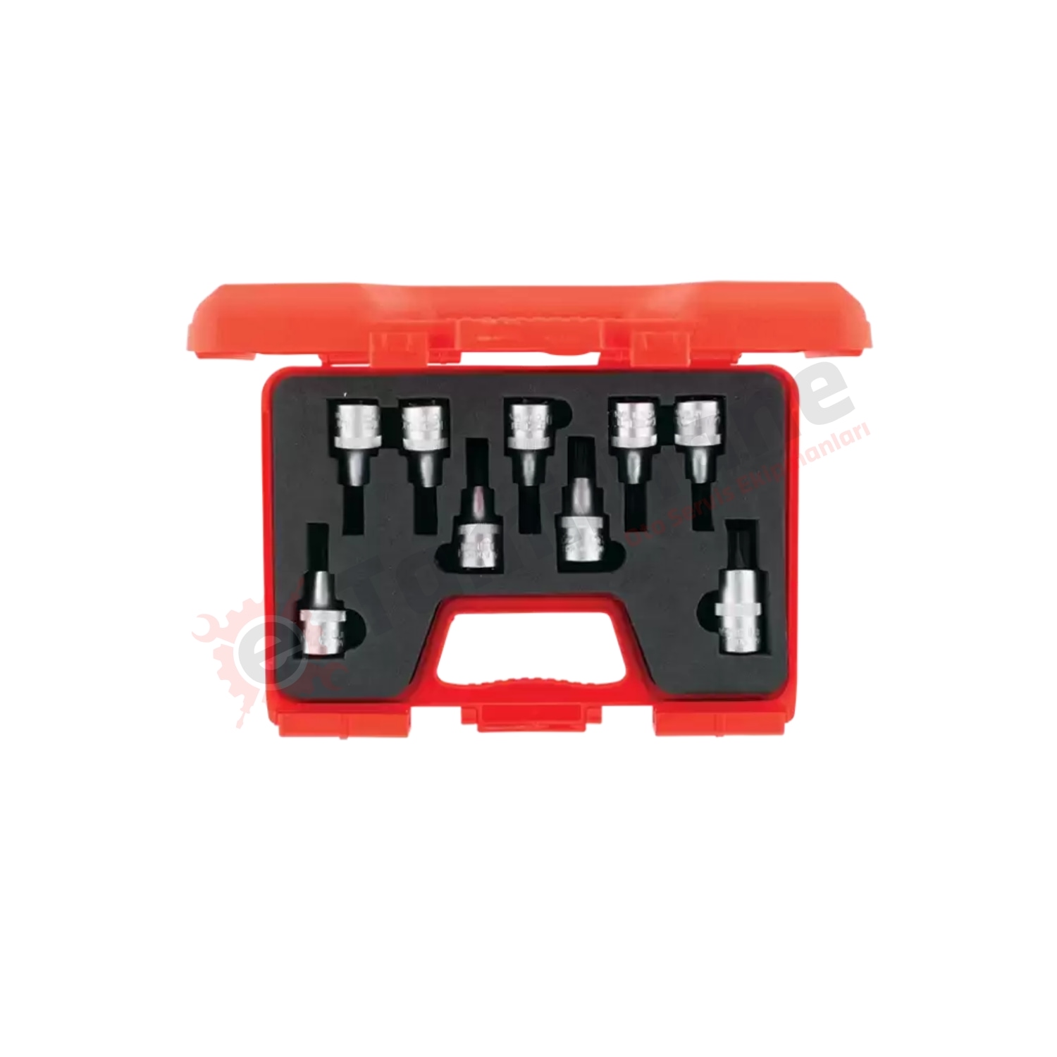 1/2'' Lokmalı Tork Uç Takımı 60 mm 9 Parça