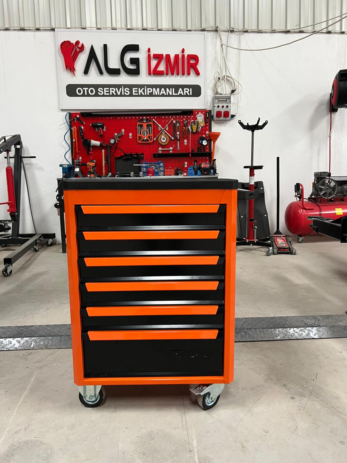 RİCO 285 PARÇA DOLU TAKIM ARABASI 6 ÇEKMECE